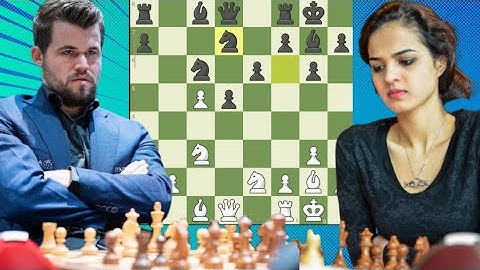 2109 Elo chess, Magnus Carlsen vs Tania sachdev 17