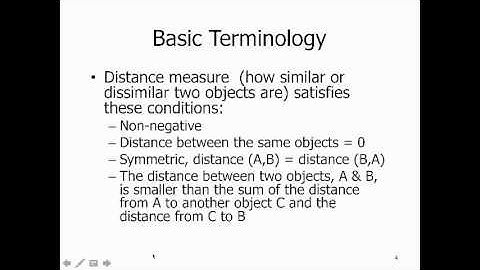 Similarity and KNN Lecture