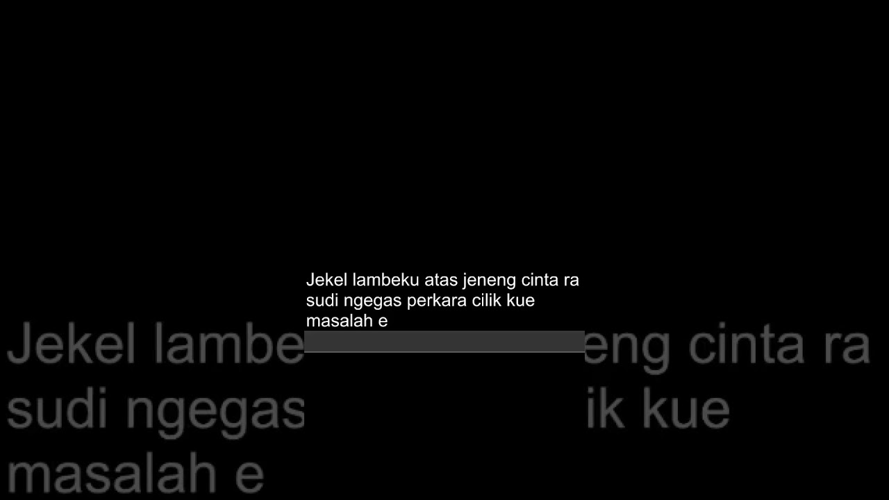 FULL DI CHANNEL KARNA SU SAYANG NGAPAK RAP NGAPAK 
