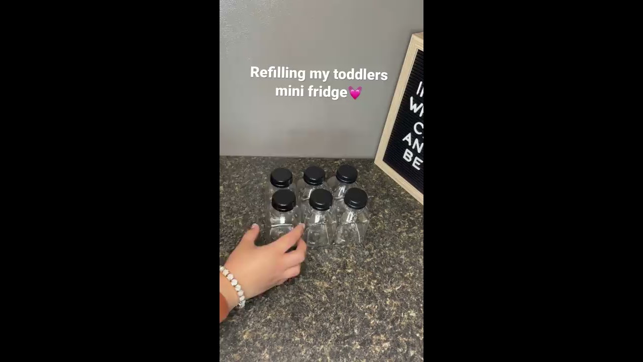Restock My Toddlers Mini Fridge With Me Shorts Asmr