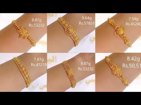 Buy African Bracelet Gold Color Flower Bangles For Women Girls Dubai Circle  Bride Wedding Jewelry at affordable prices  free shipping real reviews  with photos  Joom