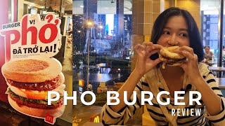 Review - McDonald's Pho Burger | Whoever's responsible needs to be sacked