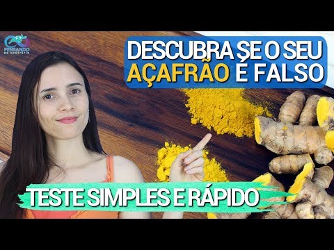 Vídeo: Como Diferenciar O Açafrão Real Do Falso