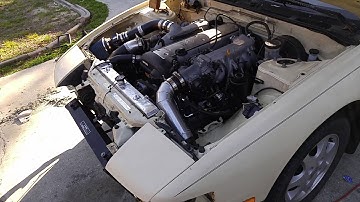 1JZ swapped S13 240sx walk around start up and rev!