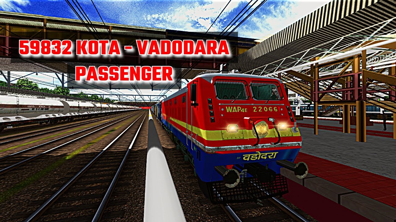 🔴 MSTS LIVE 🔴 59832 KOTA - BRC PASS | AAJ ICF BLUE CHALYENGE | INDIAN TRAIN SIMULATOR MSTS LIVE |