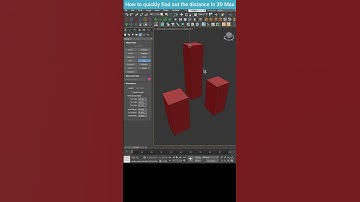 How to Measure Distance Between Objects in 3ds Max Using the Tape Tool #shorts #3dsmax #distance