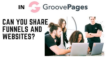 How to share funnels and websites in GroovePages