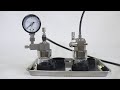 GSIクレオス Mr.エアーレギュレーター(圧力計なし)と、Mr.エアーレギュレーター(圧力計付)のエア圧調整方法の違い
