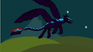 Toothless flying test