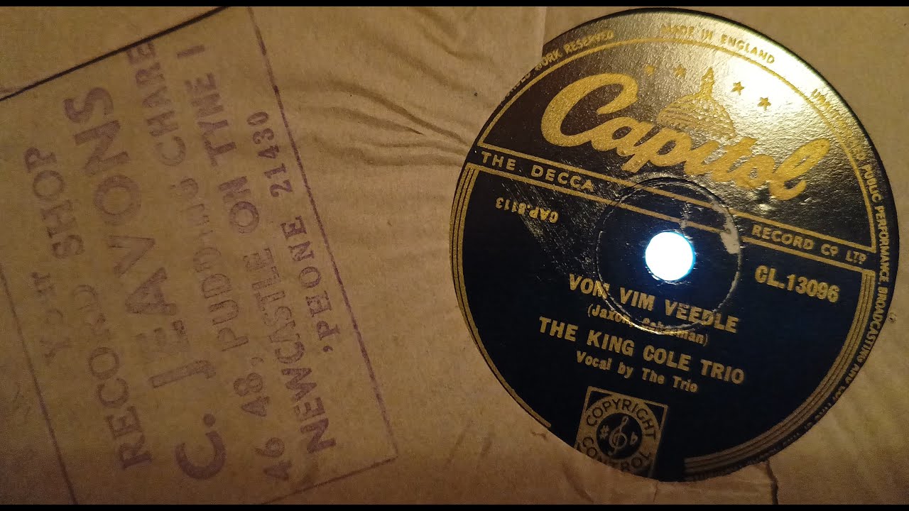 Vom, Vim Veedle - The King Cole Trio - 78rpm