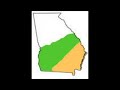 Georgia's Five Geographic Regions Explained