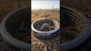 Artificial Gravity Ring City Build 🌍 From Empty Land to Future World #shorts #futuristic #citybuild