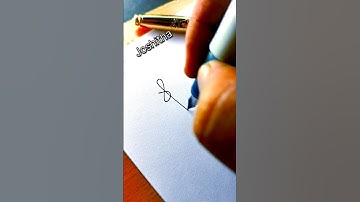 Signature for J letters name Joshitha #signature #shorts