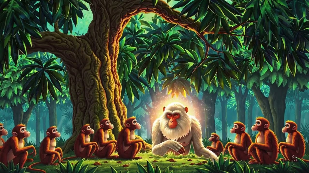 The Monkey King Kapi: A Jataka Tale of Leadership and Sacrifice