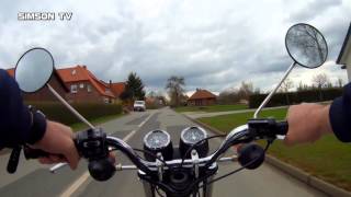Simson S51 Comfort, RZT RS 1004D beim Einfahren!