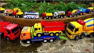 Car Toys Playing For Children | Construction Truck and Excavator For Kids