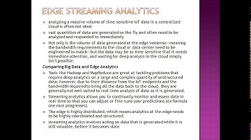IOT M4 EDGE STREAMING ANALYTICS