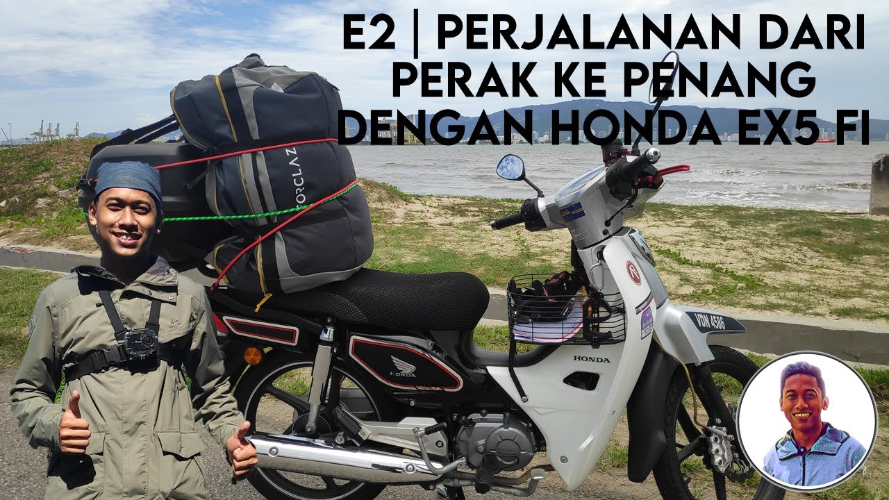 E2 | Ride dari Perak ke Penang dengan Honda EX5 FI berhenti di RnR sebelah laut?