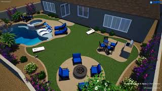 O'Connor Backyard Oasis- Thunderbird Pools and Spas- ThunderScapes