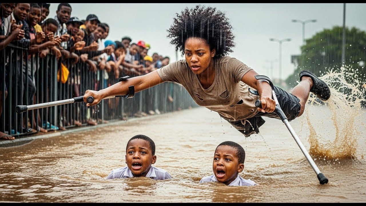 Une mendiante à une jambe a sauvé les jumeaux milliardaires - ce que le milliardaire lui a fait a...