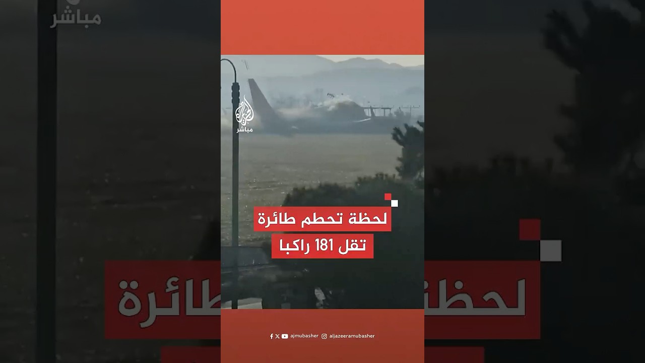 وكالة يونهاب: عشرات القتلى في تحطم طائرة ركاب أثناء هبوطها في مطار موان بكوريا الجنوبية