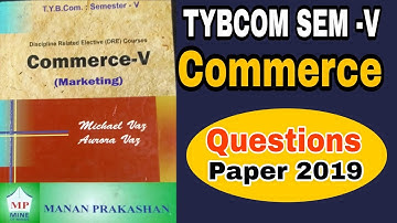 TYBCOM Commerce  Questions Paper Nov 2019 || Imp Questions TYBCOM || Atul Sir. #tybcomsem5 #mumbai