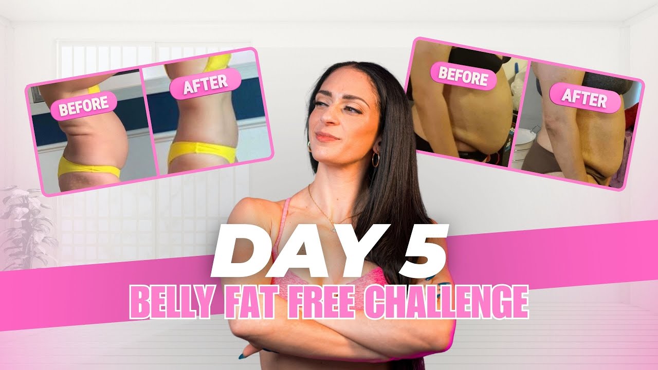 BELLY FAT FREE Challenge - Day 5 (10 minutes Home Workout)