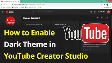 How to enable dark theme on YouTube Studio? Dark Theme for Studio is Here // Smart Enough