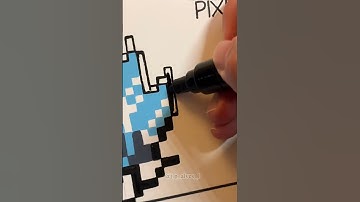 One Drawing, But In 4 Different Styles Pt.2! Pixel Art! ( #shorts )