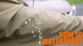 How To Easily Waterproof Your Stuff