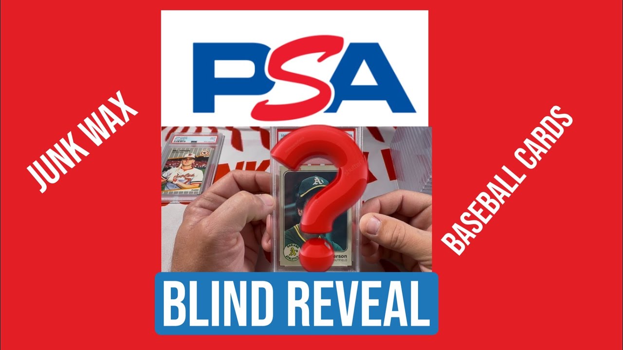PSA Reveal PSA Blind Reveal Junk Wax Baseball Cards 80,s 