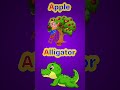 A for Apple 🍎 A for Alligator 🐊 | ABC Phonics Song 🎶 | Learn Letter A