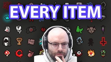 Ranking Every Item In The Binding Of Isaac