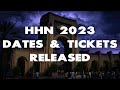 Halloween Horror Nights 2023 Official Dates and Tickets Announced