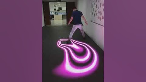 LED Interactive Floor Screen-Purple Shadow