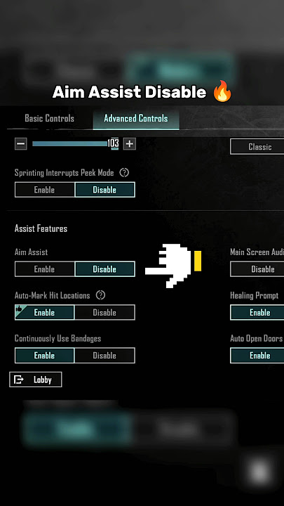 Aim Assist On ❌ Aim Assist Off ✅in Bgmi All Basic & Advance Controls #bgmi #shorts#bgmitipsandtricks