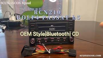 The Best OEM Style RCN210 Bluetooth For VW Golf4 Passat B5 old Jetta Polo