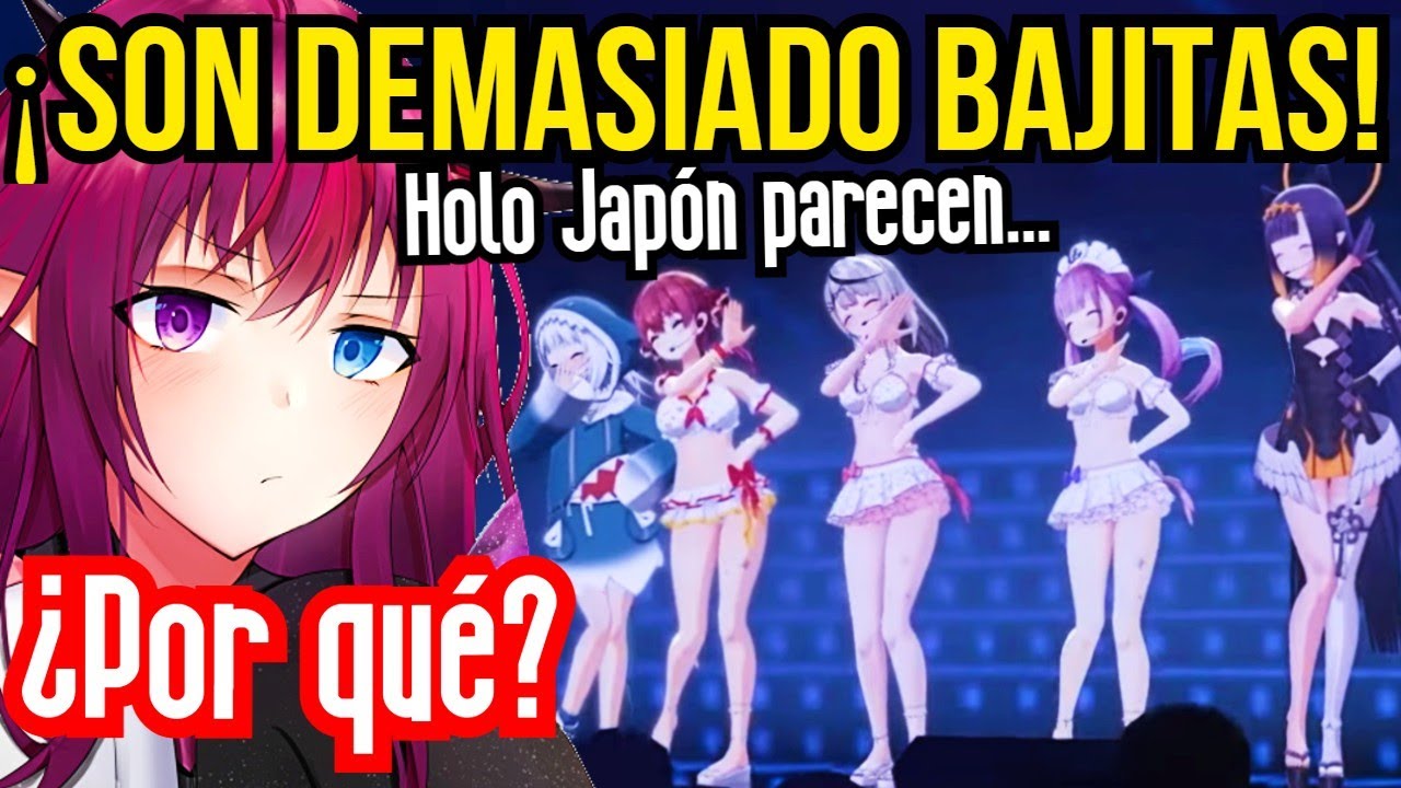 Irys se sorprende de lo bajas que son las chicas de Holo Japón en comparación a EN【Hololive sub espa