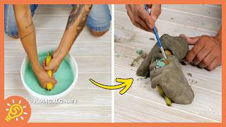 Upgrade Your Space: Genius Cement DIY ♻️