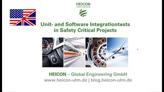 Unit- and Software-Integration Tests (English, 228)