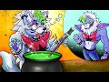 [Animation] Brewing Cute Boyfriend! Roxy, Freddy, Monty, Chica, Vanny Making a lover! | SLIME CAT