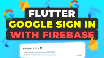 Flutter Google Sign In using Firebase | Flutter Firebase Auth Tutorial iOS, Android