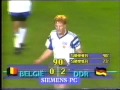 Belgium v DDR 12th SEP 1990 DDR Last Ever Match