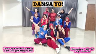 DANSA YO! - LINE DANCE // Choreo by Budi Satrio, Anny AP & Ria Lolong (All INA) - June 2026