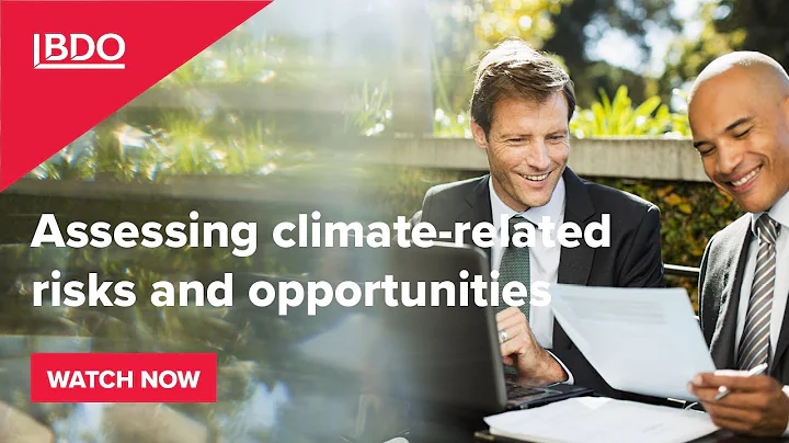 Webinar | Assessing climate related risks and opportunities
