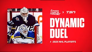 Can Hellebuyck continue to outduel Binnington as series shifts to St. Louis?