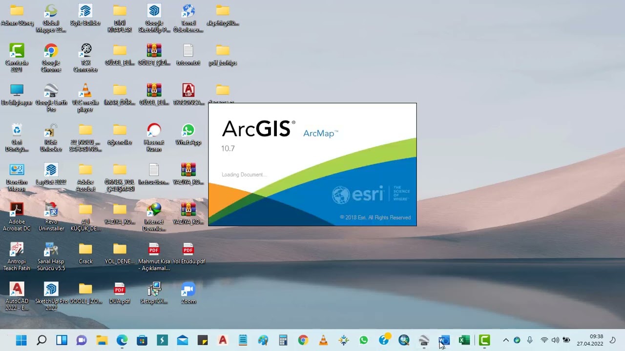 GOOGLE EART İLE DEM OLUŞTURMAK_ ARCMAP İLE İZOHİPS OLUŞTURMAK_AUTOCAD' E AKTARMAK   29.04.2022 CUMA