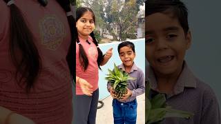 Tanush Ne khaya 🍍 pineapple #comedy video #trending #shorts #manju Kashyap 😱