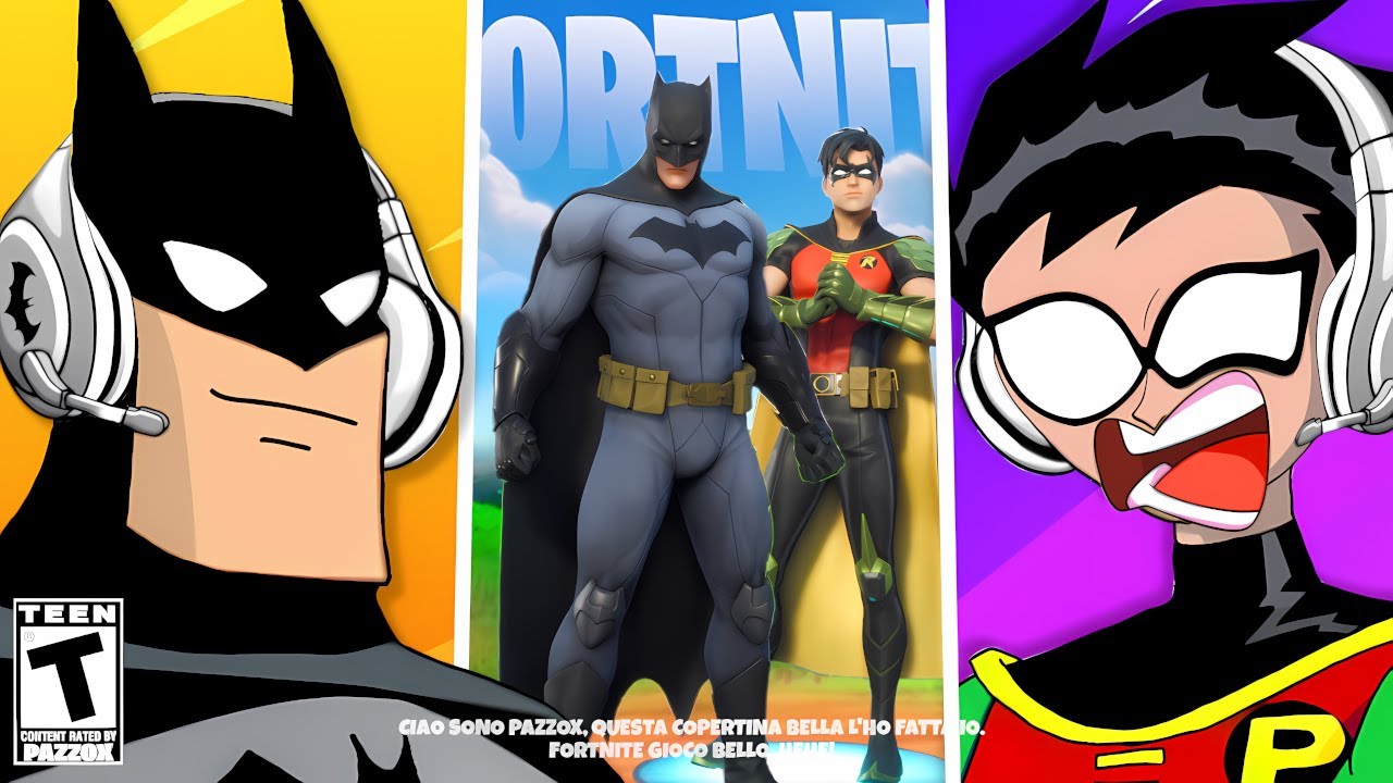 BATMAN E ROBIN GIOCANO A FORTNITE 🤯 Capitolo 6 Stagione 3
