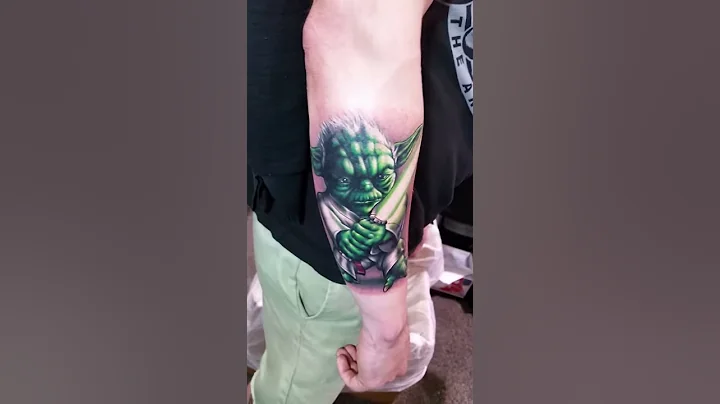 Jiu Jitsu Yoda tattoo by Jeffrey Stager
